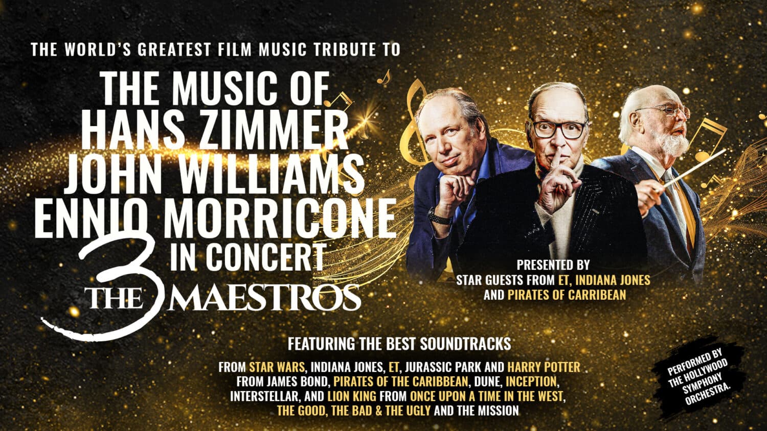 The 3 maestros – Zimmer, Williams & Morricone